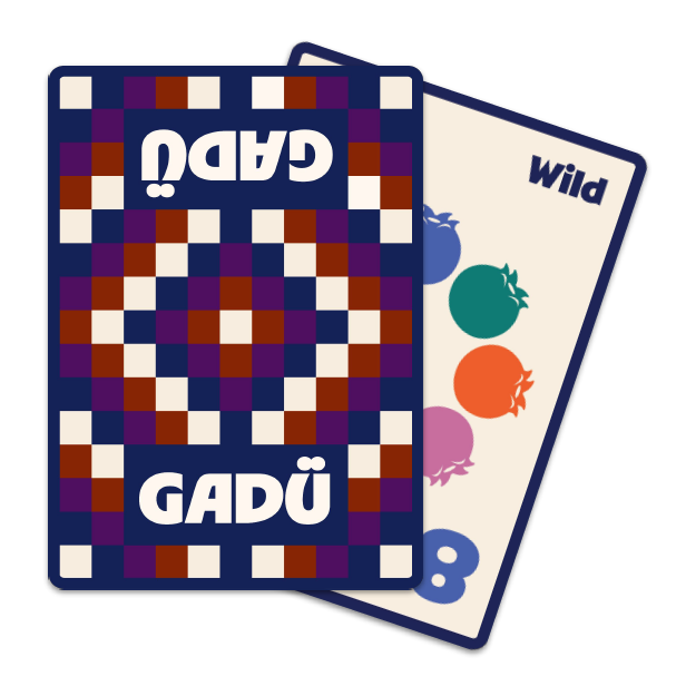Gadü card back and wild card graphic